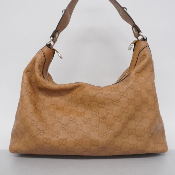 GUCCI Authentic Brown Leather Bag - Picture 13 of 13